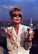 Patsy and a bottle